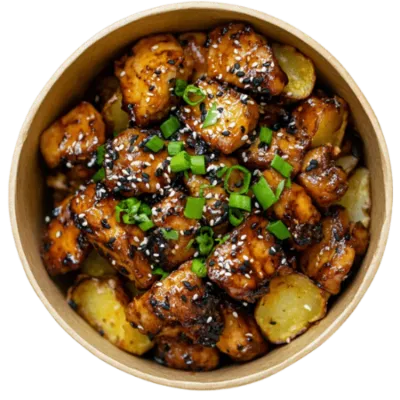 Soy Garlic Chicken Potatos